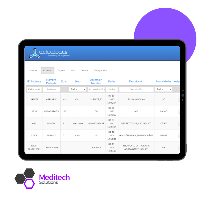 PACS | Historia Clínica Electrónica - HIS RIS PACS